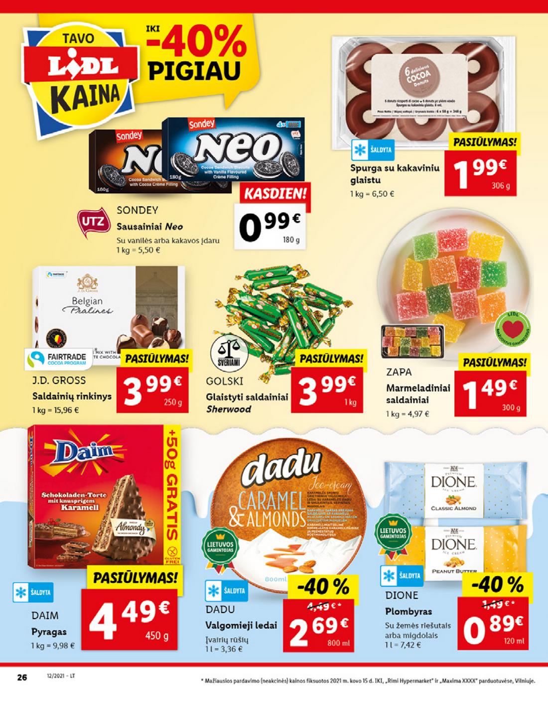 Lidl maisto prekių pasiūlymai akcijos nuo 
  2021-03-22 iki 
  2021-03-28 | Leidinukas.lt puslapis 26