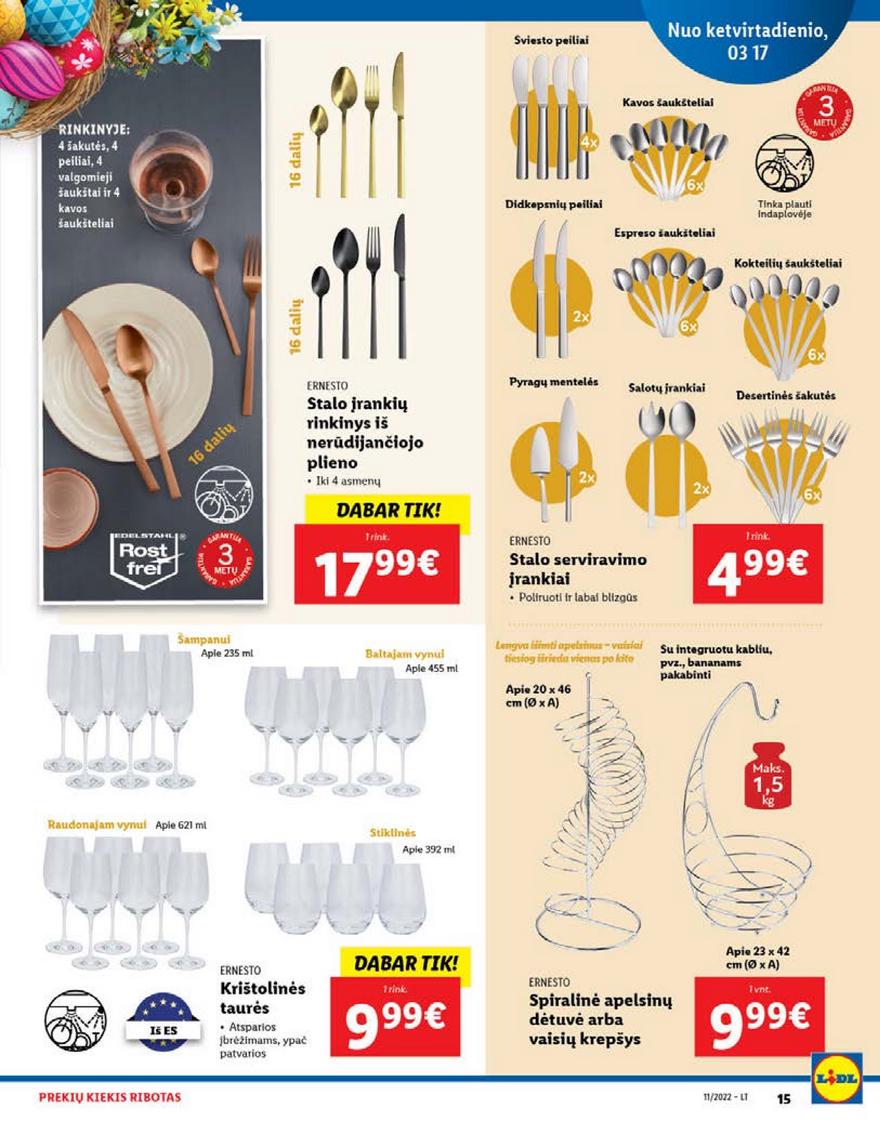 Ldil ne maisto leidinys akcijos nuo 
  2022-03-14 iki 
  2022-03-20 | Leidinukas.lt puslapis 15