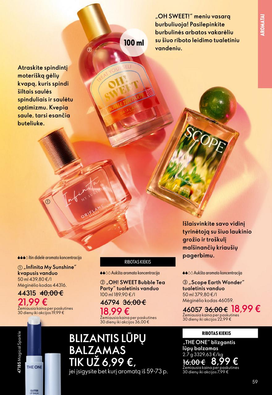 Oriflame katalogas akcijos nuo 
  2026-04-22 iki 
  2026-05-12 | Leidinukas.lt puslapis 59