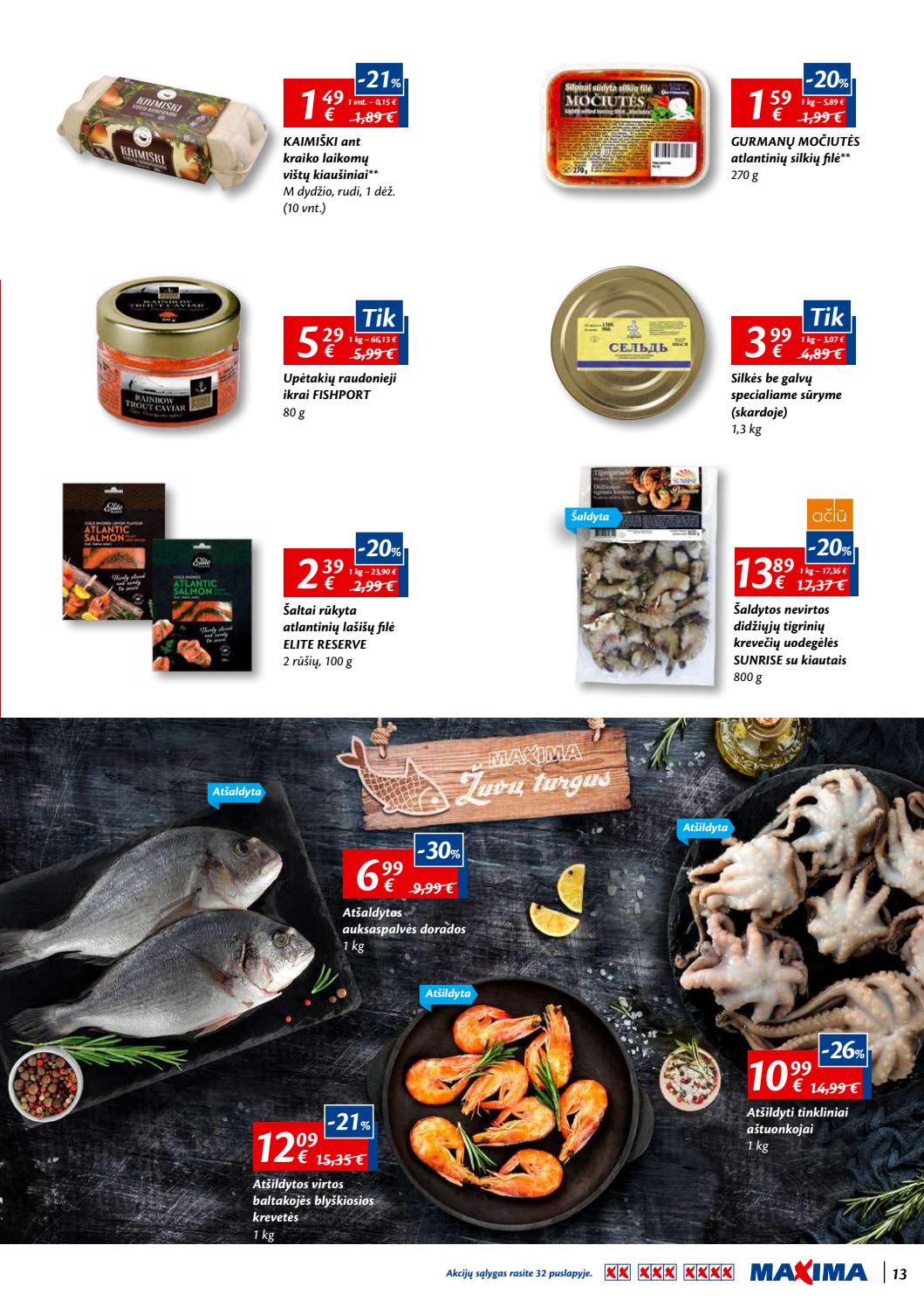 Maxima kaininis leidinys akcijos nuo 
  2019-06-20 iki 
  2019-07-03 | Leidinukas.lt puslapis 13
