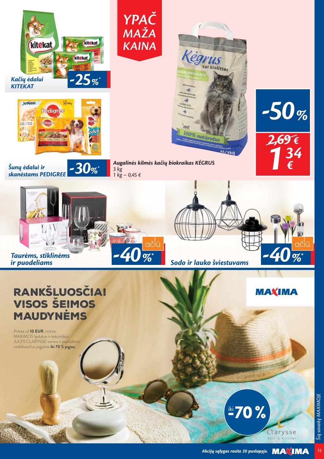 Maxima kaininis leidinys akcijos nuo 
  2019-06-04 iki 
  2019-06-10 | Leidinukas.lt puslapis 15