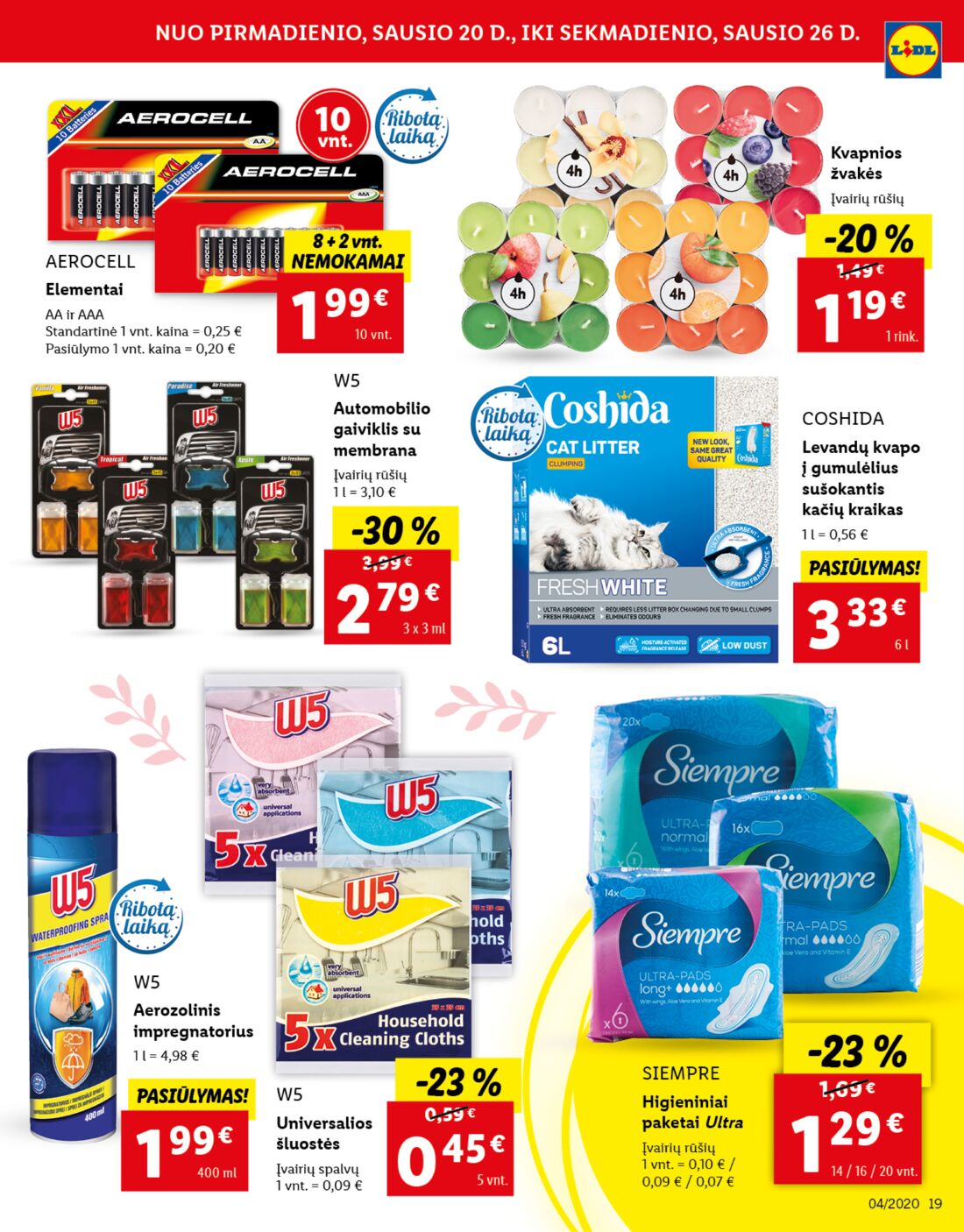 Lidl savaitinis leidinys akcijos nuo 
  2020-01-20 iki 
  2020-01-26 | Leidinukas.lt puslapis 19