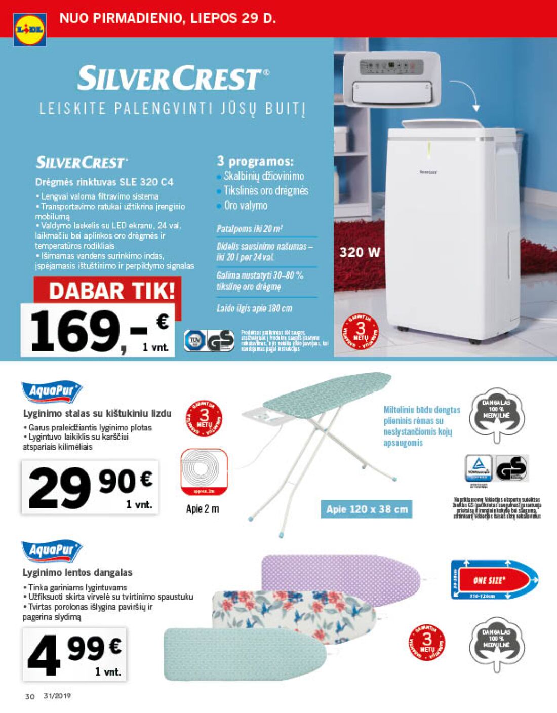Lidl savaitinis leidinys akcijos nuo 
  2019-07-29 iki 
  2019-08-04 | Leidinukas.lt puslapis 30