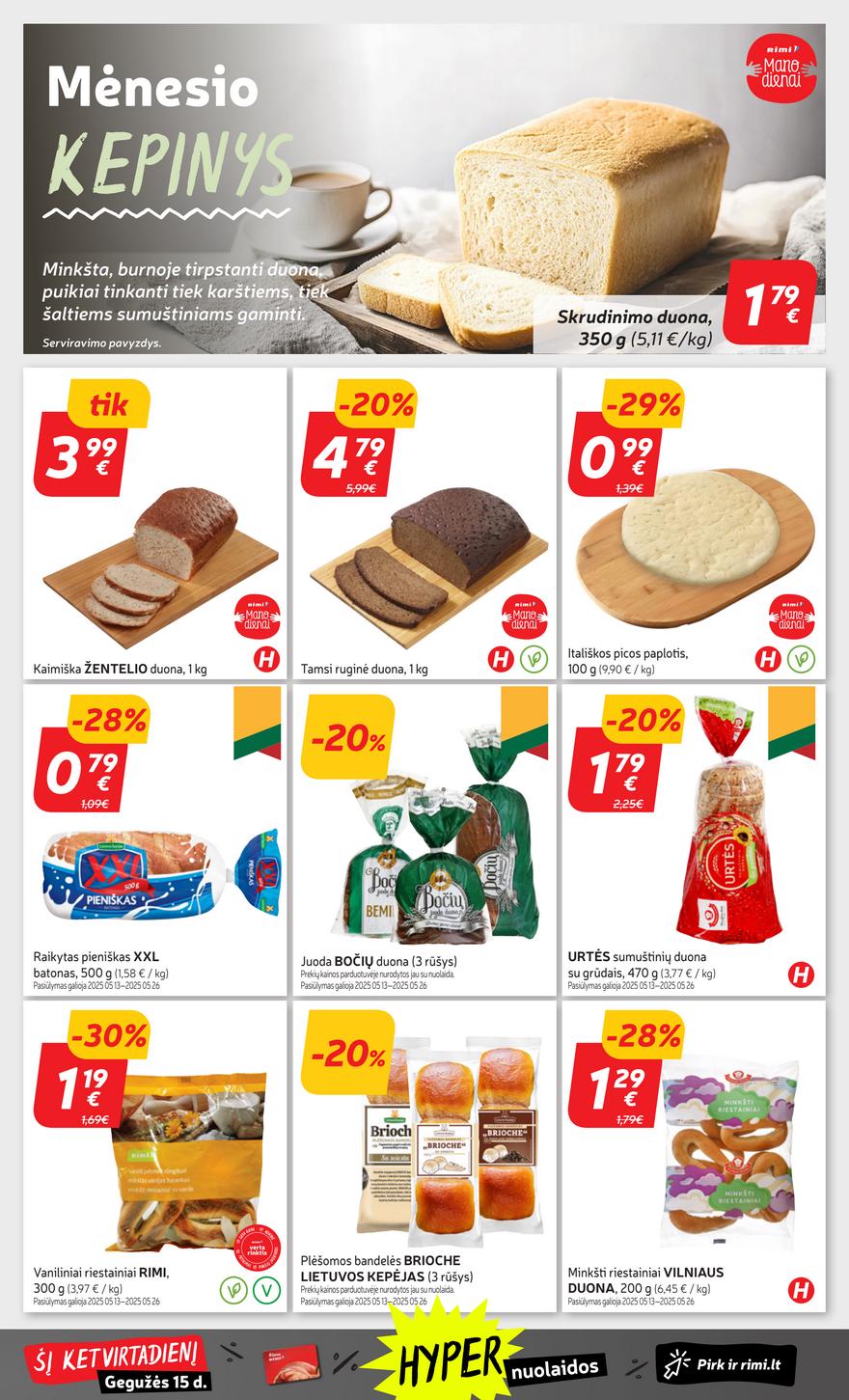Rimi savaitinis leidinys 20 akcijos nuo 
  2025-05-13 iki 
  2025-05-19 | Leidinukas.lt puslapis 19