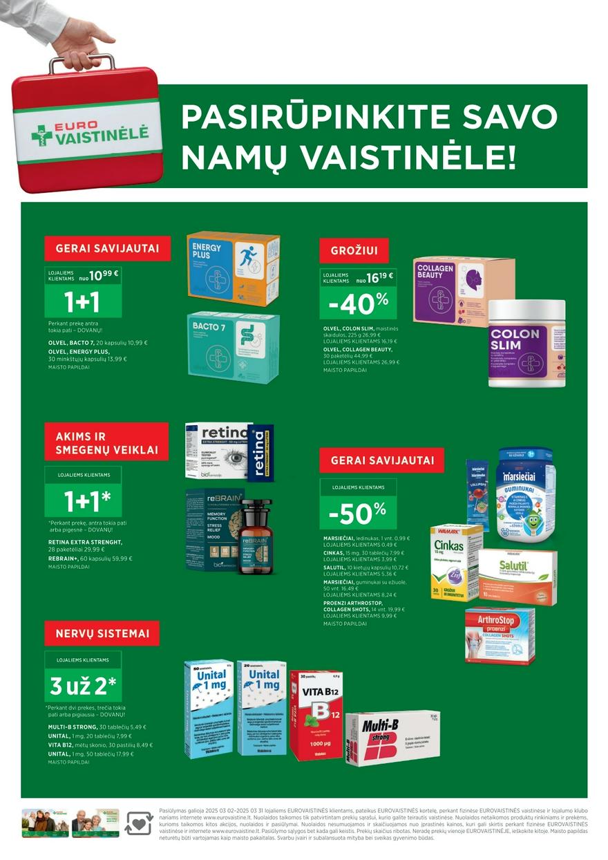 Euro vaistinė katalogas akcijos nuo 
  2025-03-01 iki 
  2025-03-31 | Leidinukas.lt puslapis 10