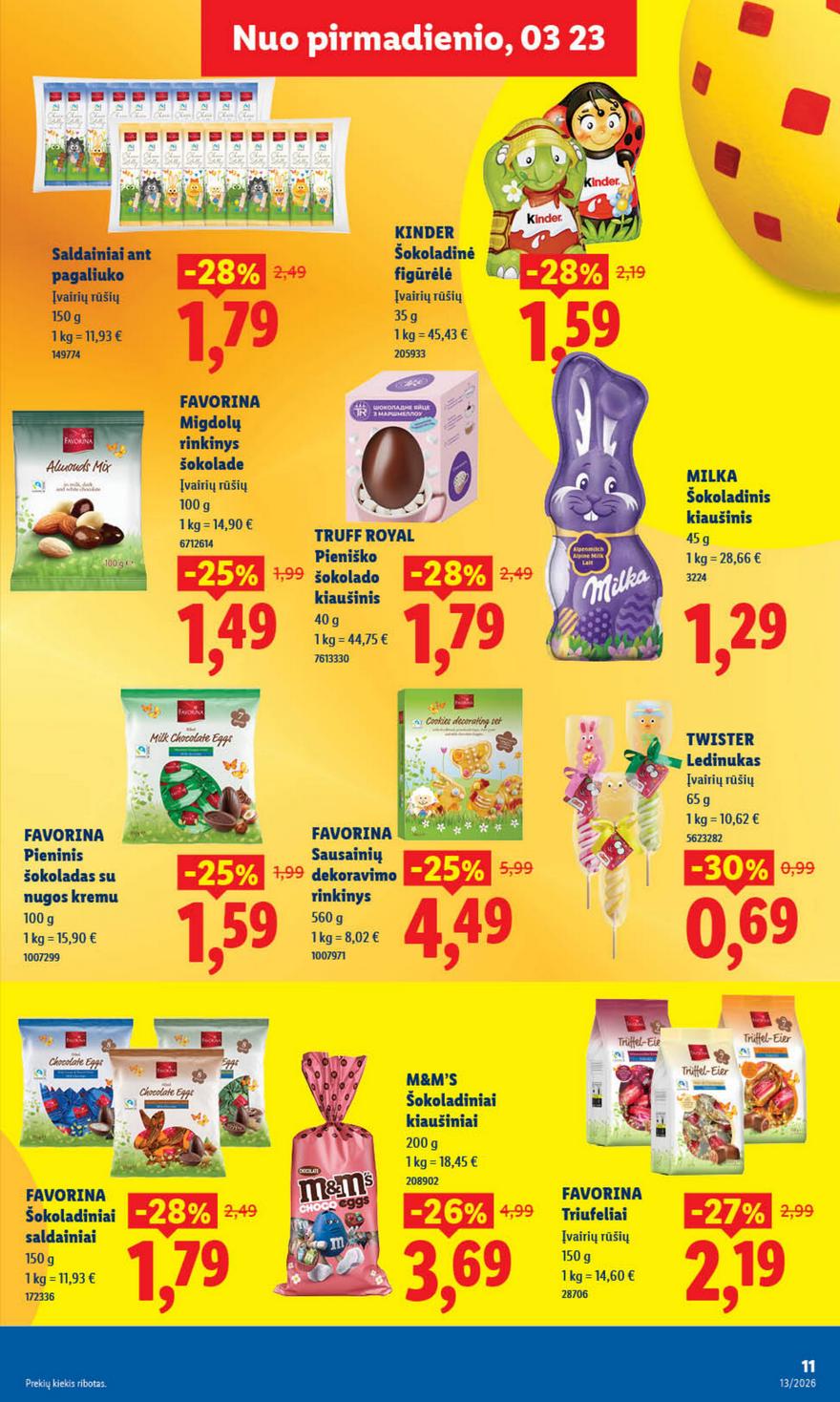 Lidl leidinys naujas akcijos nuo 
  2026-03-23 iki 
  2026-03-29 | Leidinukas.lt puslapis 11