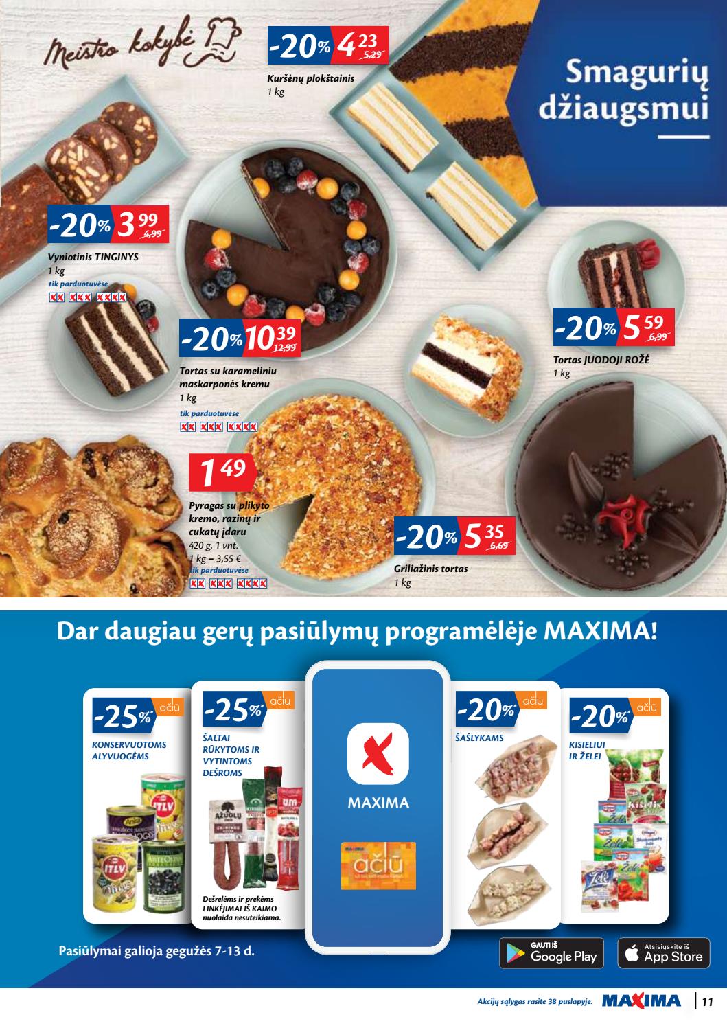 Maxima kaininis leidinys akcijos nuo 
  2020-05-05 iki 
  2020-05-11 | Leidinukas.lt puslapis 11