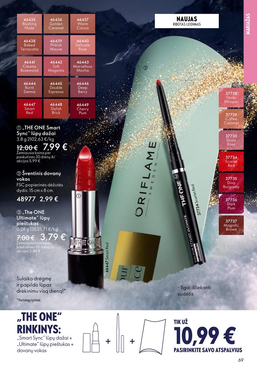 Oriflame katalogas akcijos nuo 
  2025-11-19 iki 
  2025-12-09 | Leidinukas.lt puslapis 69