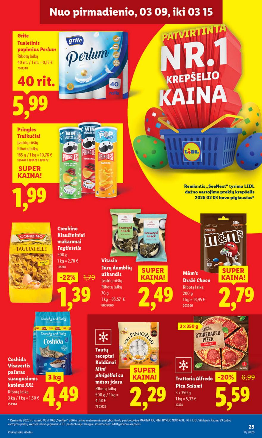Lidl leidinys naujas akcijos nuo 
  2026-03-09 iki 
  2026-03-15 | Leidinukas.lt puslapis 25