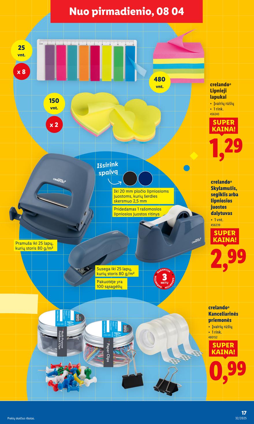 Lidl ne maisto leidinys akcijos nuo 
  2025-08-04 iki 
  2025-08-10 | Leidinukas.lt puslapis 17