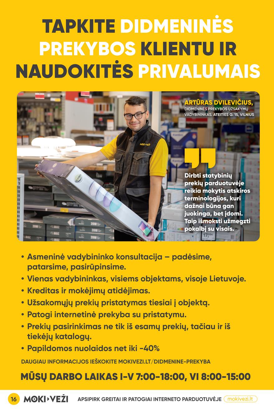 Moki veži leidinys akcijos nuo 
  2023-08-24 iki 
  2023-09-12 | Leidinukas.lt puslapis 16