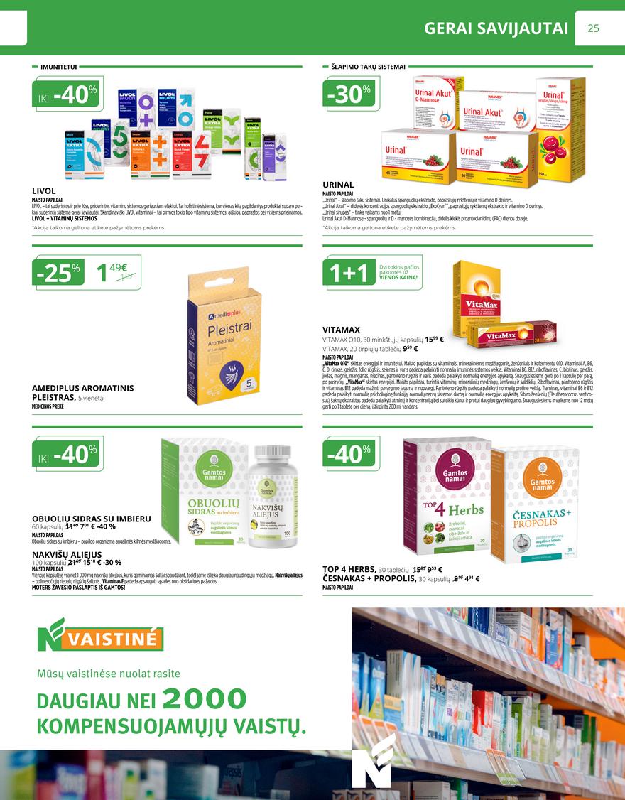 Norfos vaistinės leidinys akcijos nuo 
  2022-10-01 iki 
  2022-10-31 | Leidinukas.lt puslapis 25