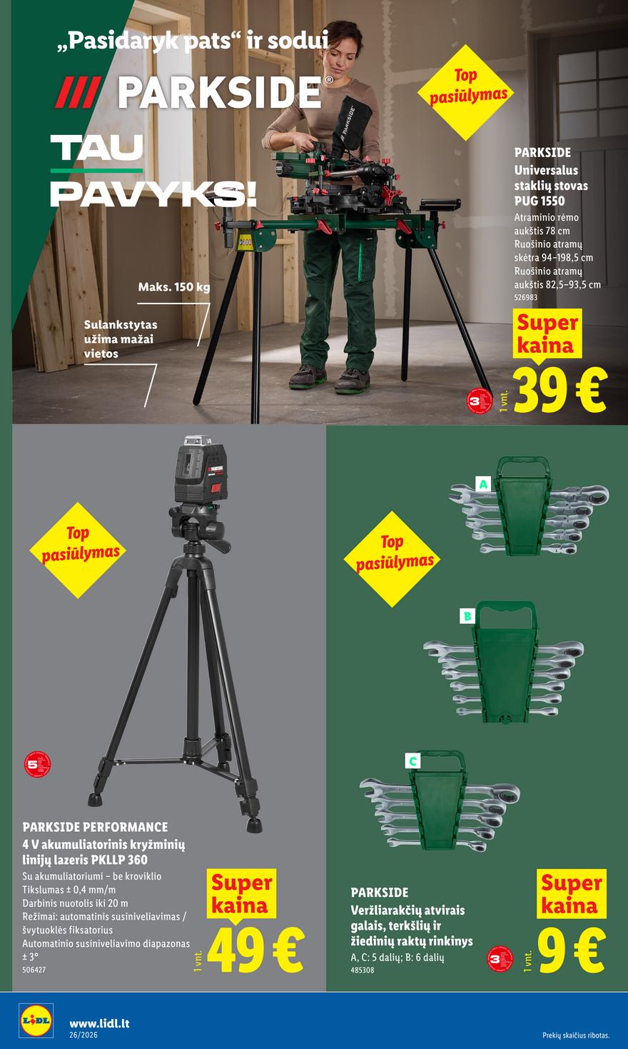 Lidl leidinys akcijos nuo 
  2026-06-22 iki 
  2026-06-28 | Leidinukas.lt puslapis 12
