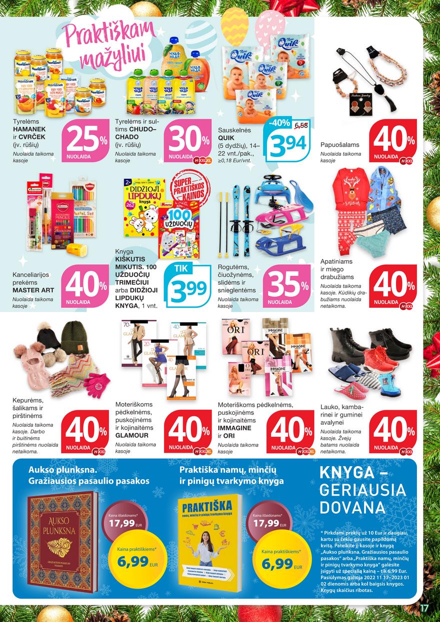 Norfos kaininis leidinys akcijos nuo 
  2022-12-15 iki 
  2023-01-02 | Leidinukas.lt puslapis 17