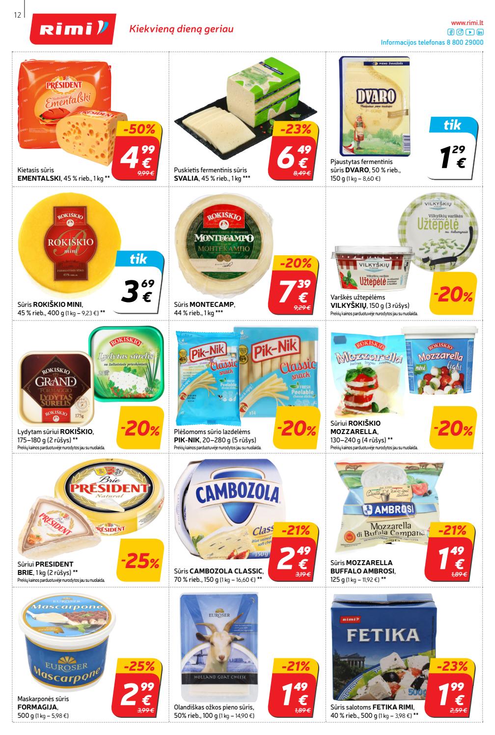Rimi savaitinis leidinys akcijos nuo 
  2019-09-17 iki 
  2019-09-23 | Leidinukas.lt puslapis 12