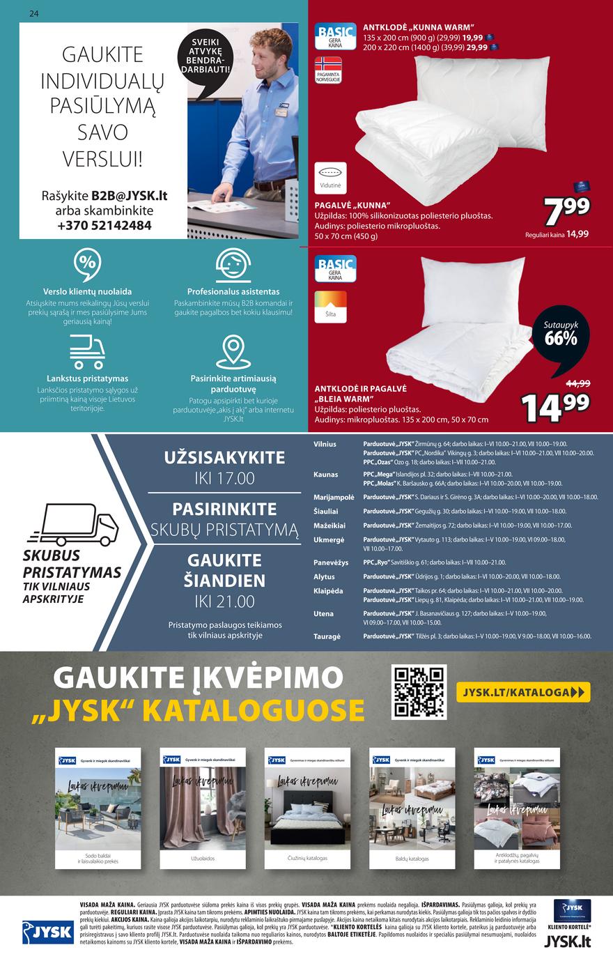 Jysk leidinys akcijos nuo 
  2023-07-18 iki 
  2023-07-31 | Leidinukas.lt puslapis 25