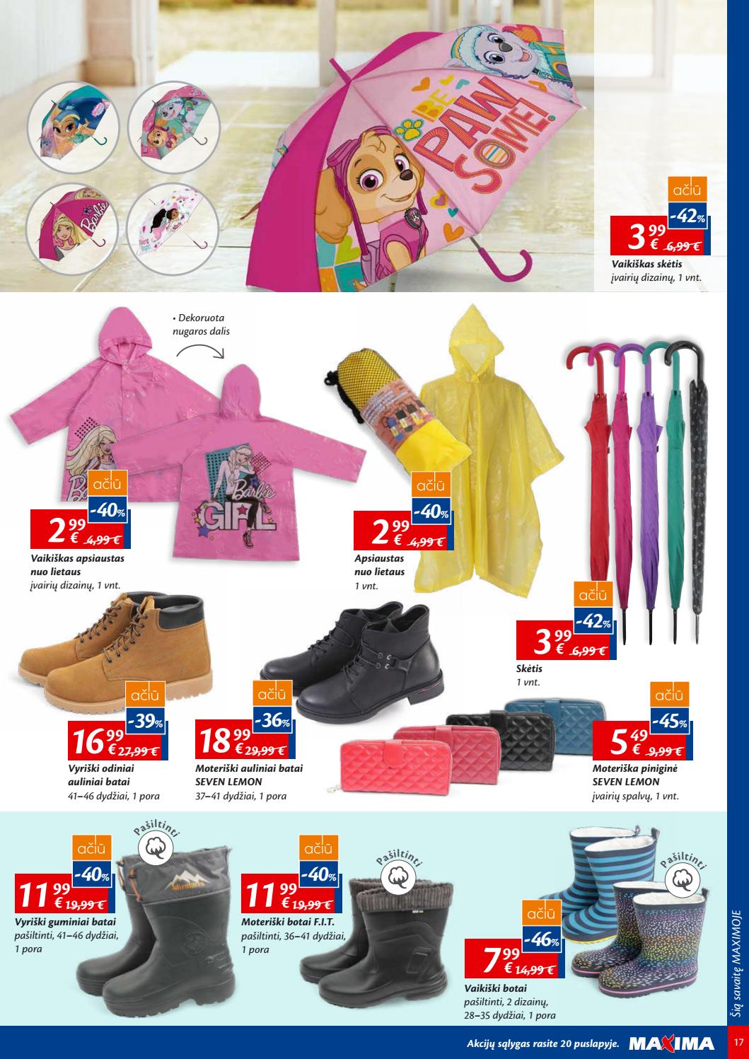 Maxima kaininis leidinys akcijos nuo 
  2019-09-10 iki 
  2019-09-16 | Leidinukas.lt puslapis 17