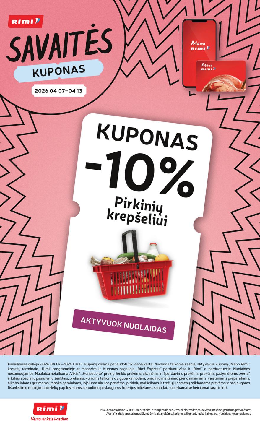 Rimi leidinys akcijos nuo 
  2026-04-07 iki 
  2026-04-13 | Leidinukas.lt puslapis 22