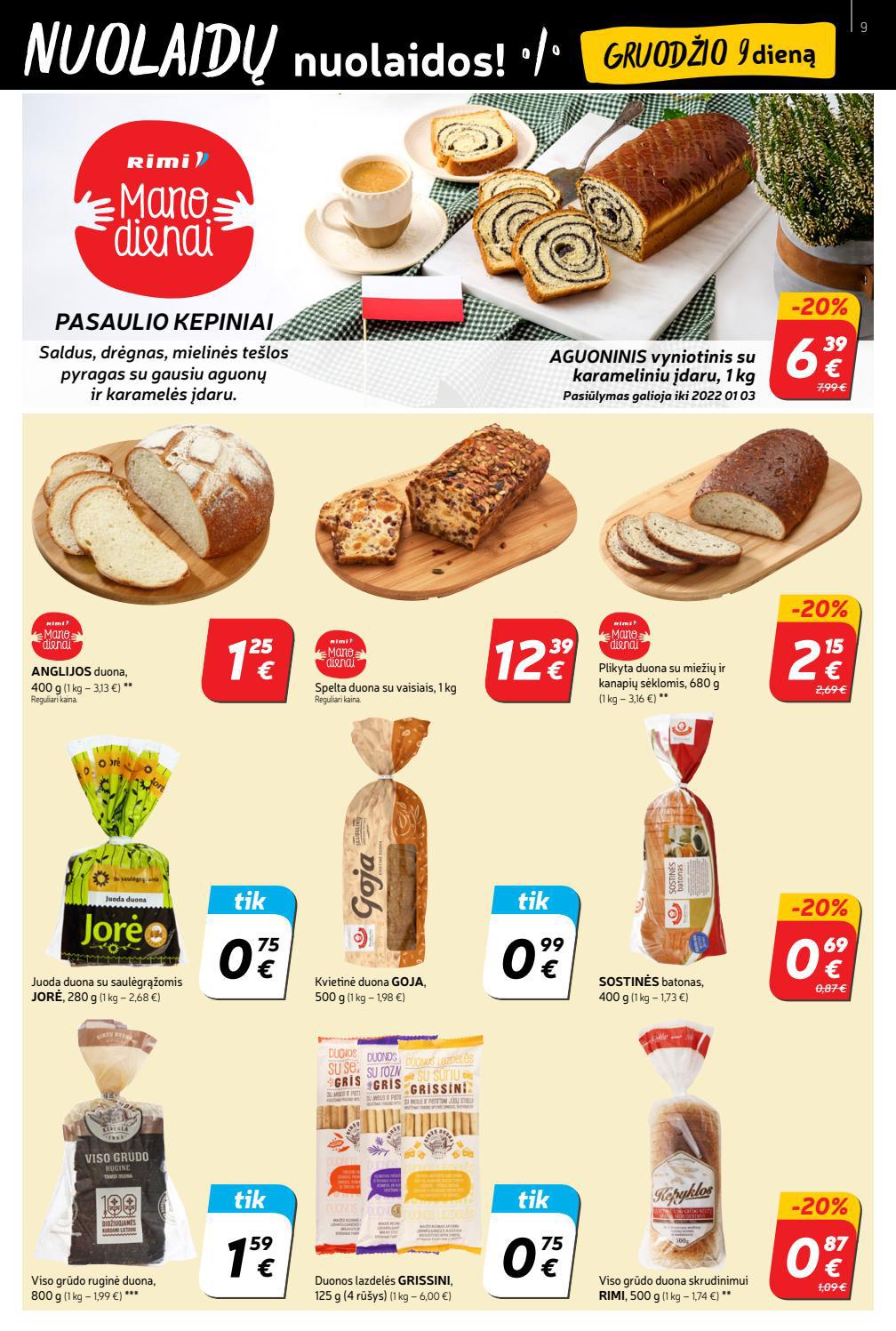 Rimi savaitinis leidinys akcijos nuo 
  2021-12-07 iki 
  2021-12-13 | Leidinukas.lt puslapis 9