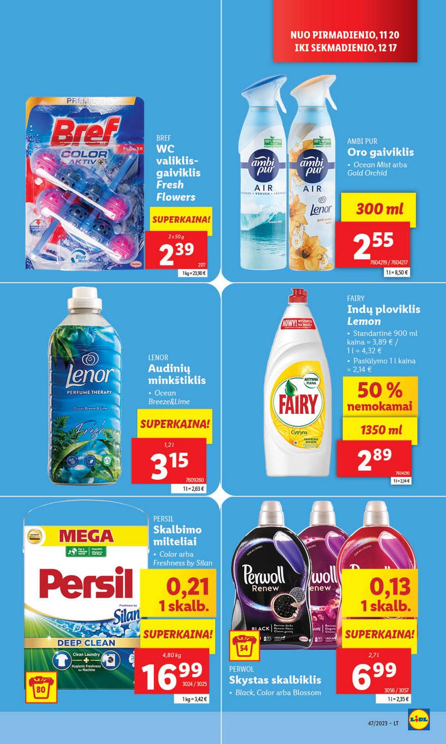Lidl pasiūlymai akcijos nuo 
  2023-11-20 iki 
  2023-11-26 | Leidinukas.lt puslapis 33