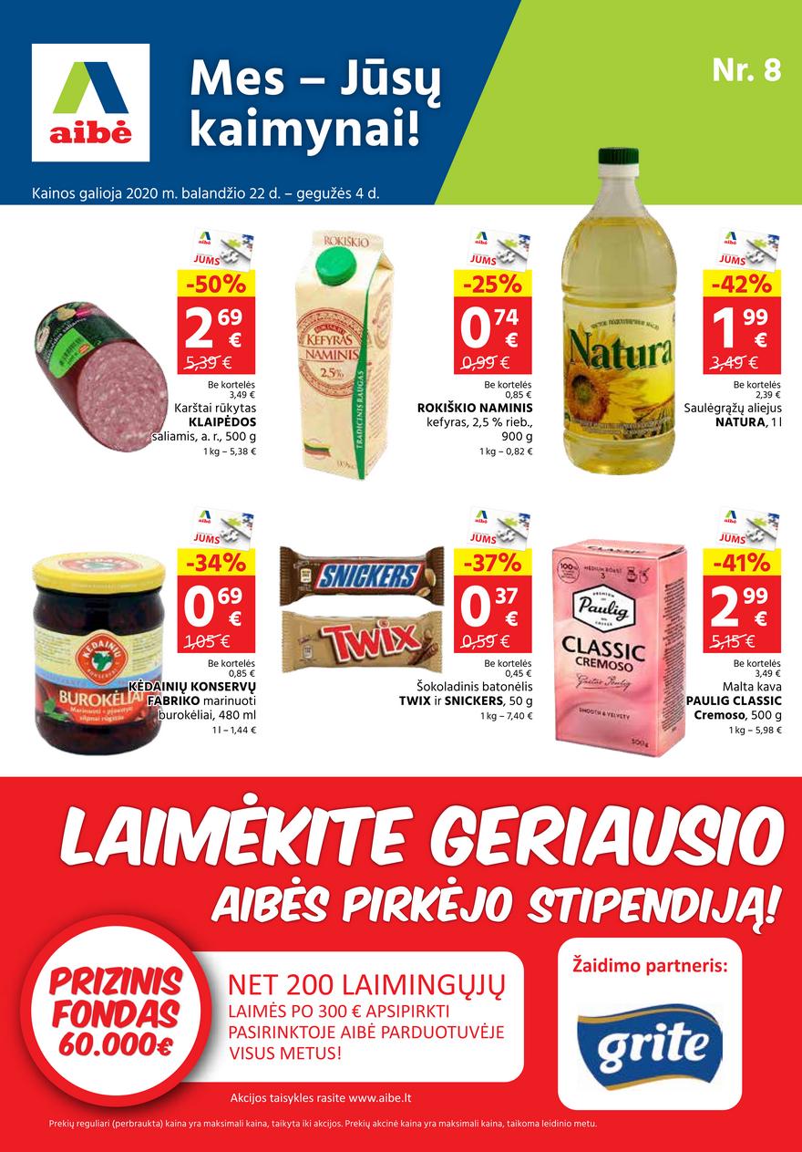 Aibė pasiūlymai akcijos nuo 
  2021-04-22 iki 
  2021-05-04 | Leidinukas.lt puslapis 1
