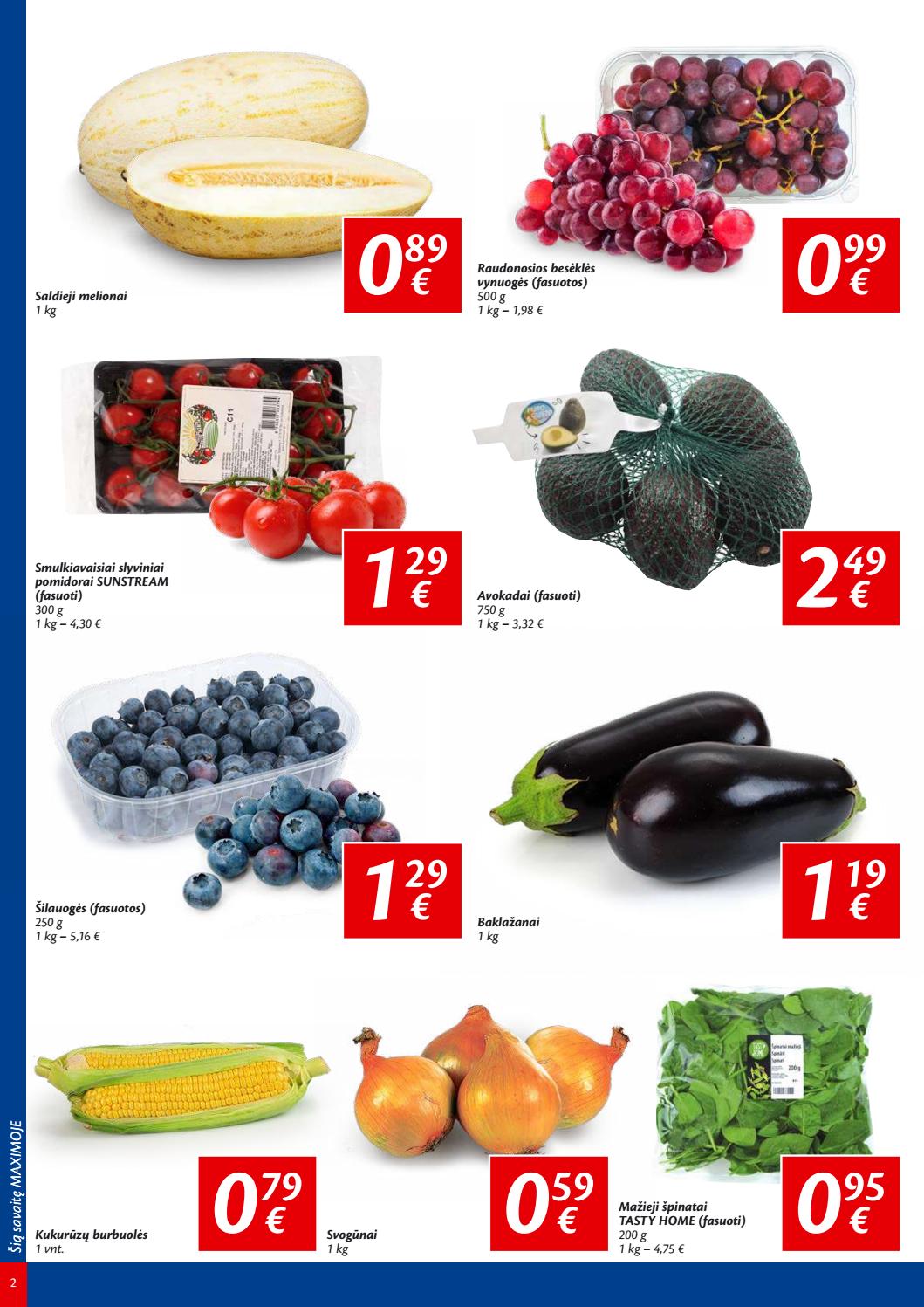 Maxima kaininis leidinys akcijos nuo 
  2019-07-30 iki 
  2019-08-05 | Leidinukas.lt puslapis 2