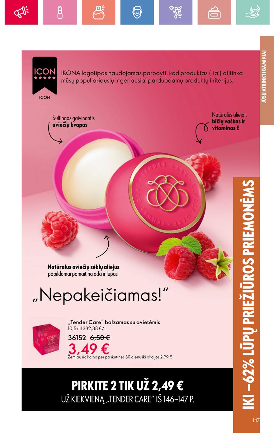 Oriflame katalogas akcijos nuo 
  2025-08-24 iki 
  2025-09-13 | Leidinukas.lt puslapis 147