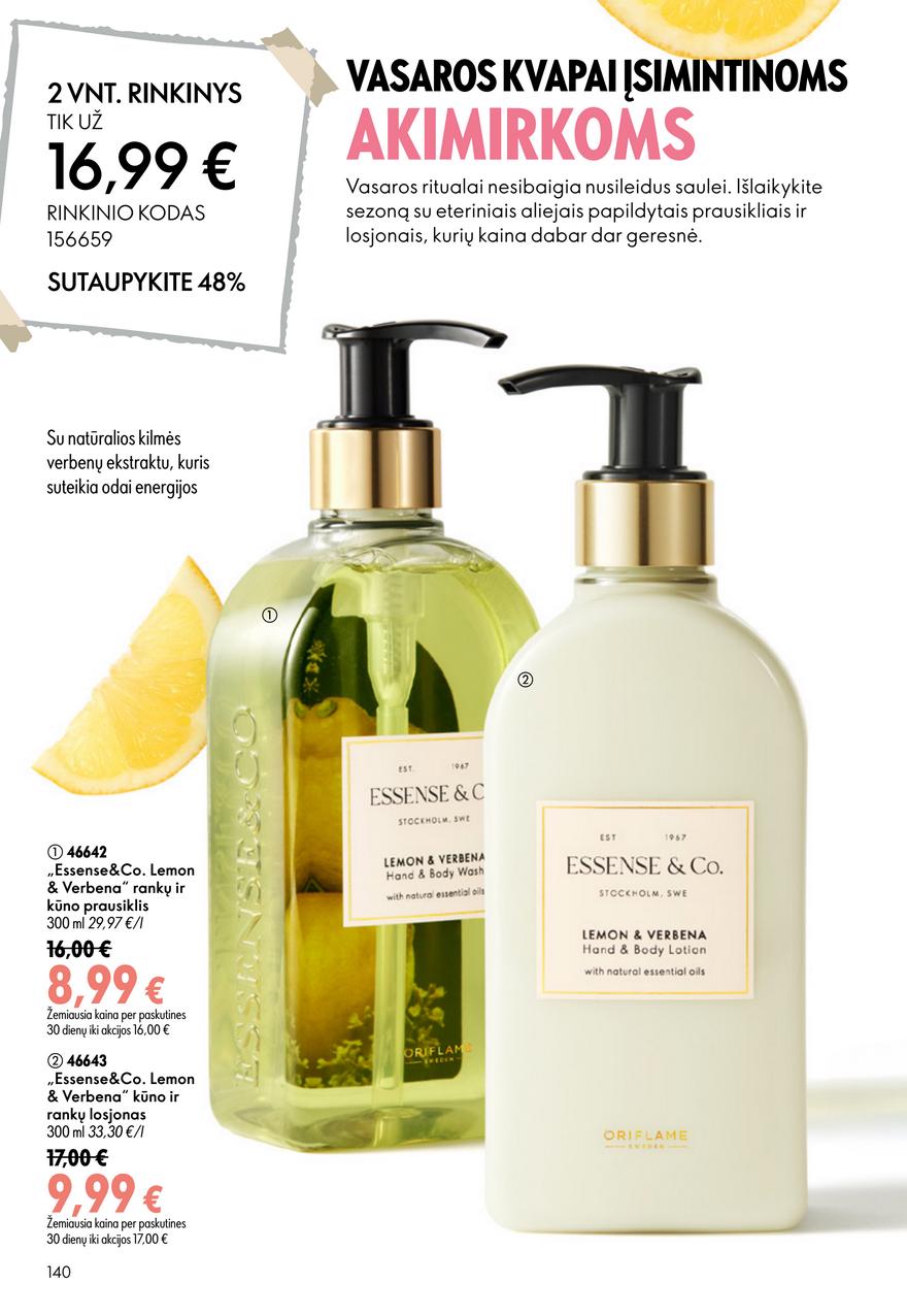 Oriflame katalogas akcijos nuo 
  2026-07-15 iki 
  2026-08-04 | Leidinukas.lt puslapis 140