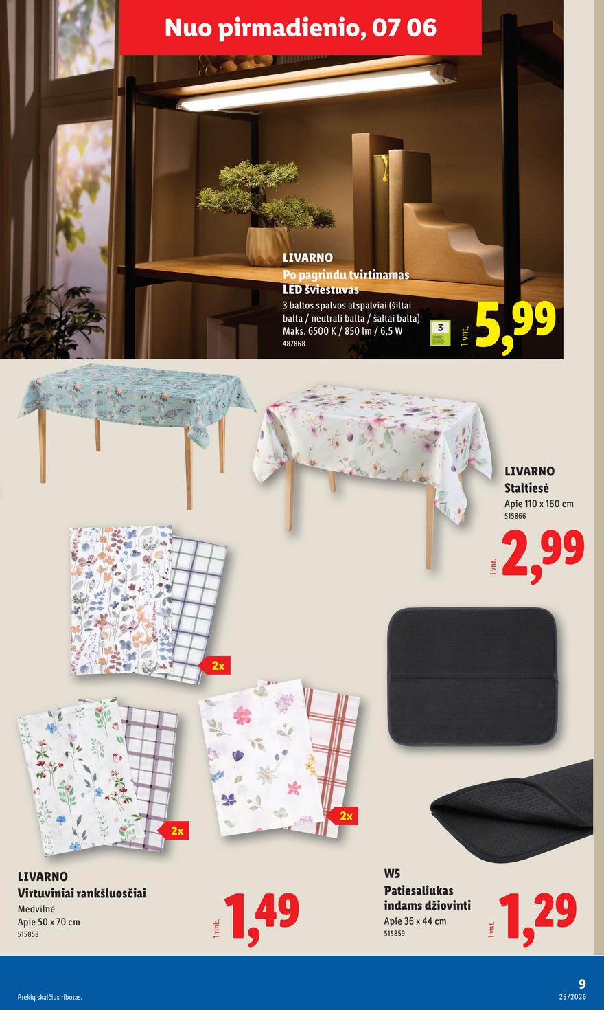 Lidl leidinys akcijos nuo 
  2026-07-06 iki 
  2026-07-12 | Leidinukas.lt puslapis 9