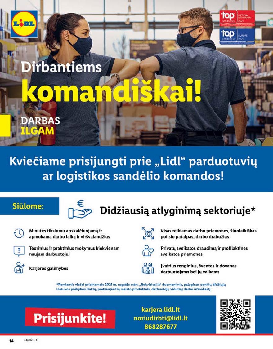 Ldil ne maisto leidinys akcijos nuo 
  2021-11-01 iki 
  2021-11-07 | Leidinukas.lt puslapis 14