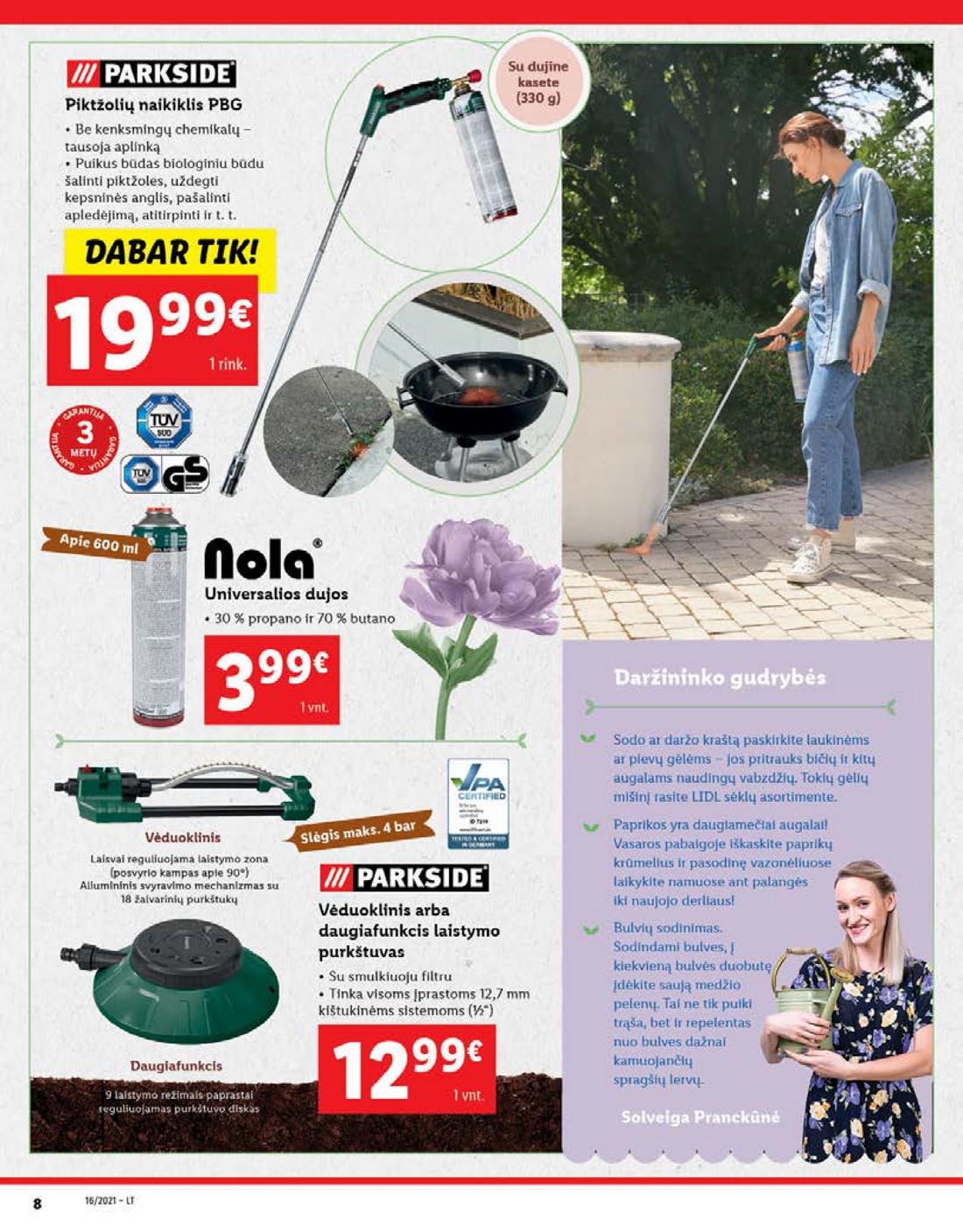 Ldil ne maisto leidinys akcijos nuo 
  2021-04-19 iki 
  2021-04-25 | Leidinukas.lt puslapis 8