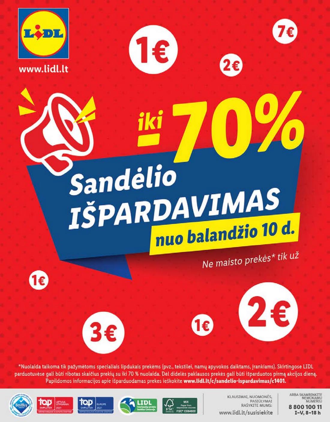 Ldil ne maisto prekių pasiūlymai. akcijos nuo 
  2021-04-05 iki 
  2021-04-11 | Leidinukas.lt puslapis 32