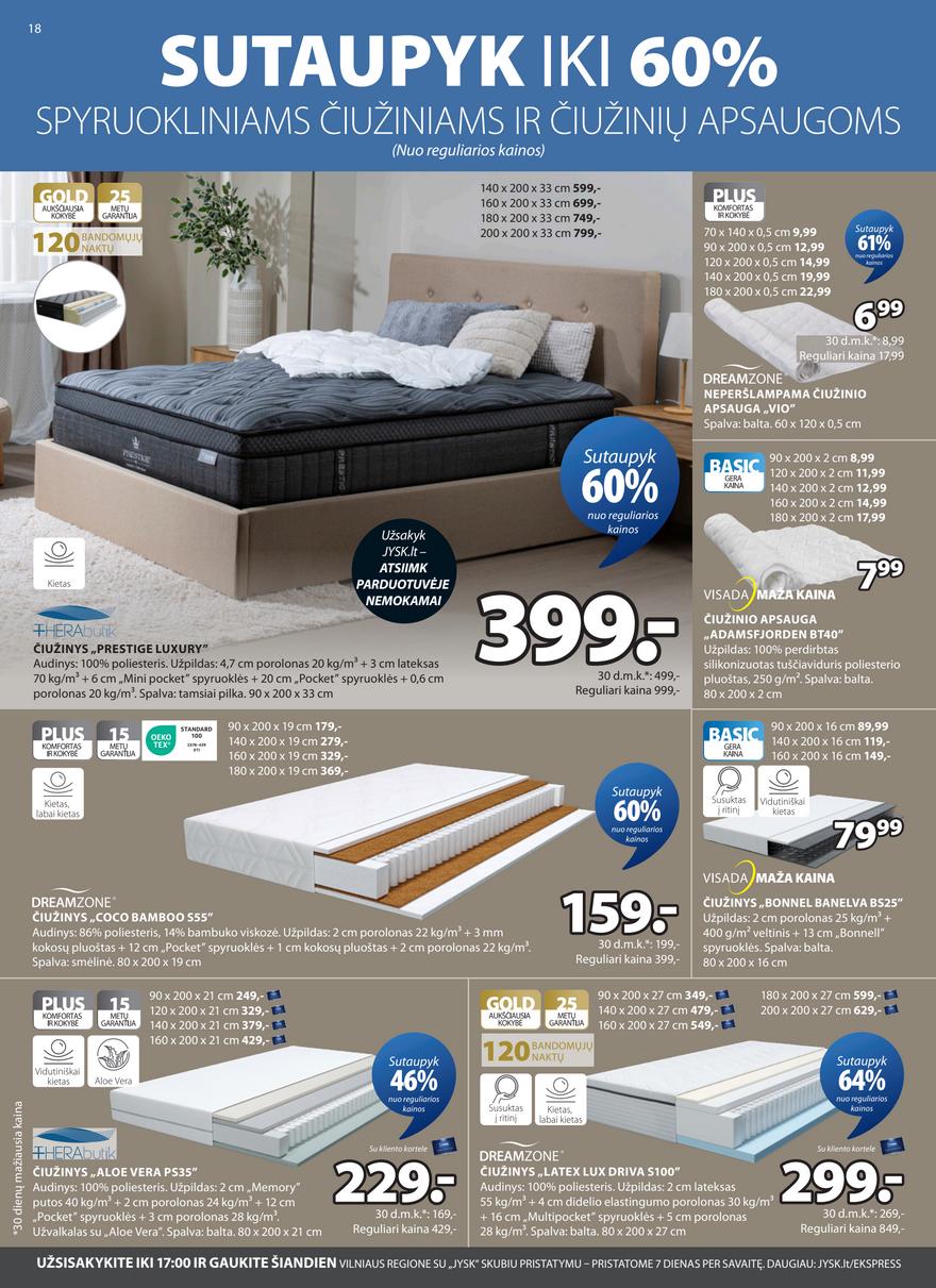 Jysk leidinys akcijos nuo 
  2026-05-12 iki 
  2026-06-01 | Leidinukas.lt puslapis 18