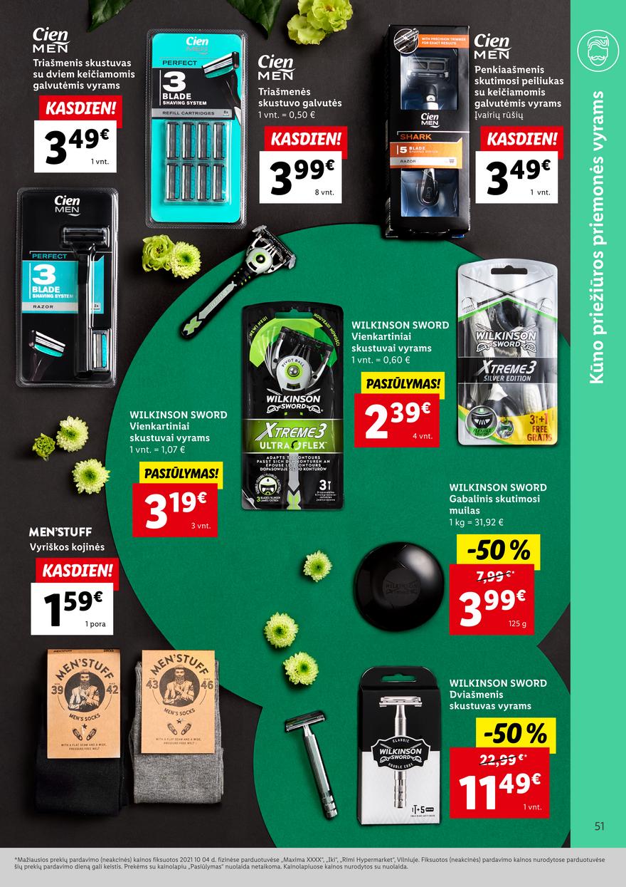 Lidl pasiūlymai akcijos nuo 
  2021-10-11 iki 
  2021-10-24 | Leidinukas.lt puslapis 51
