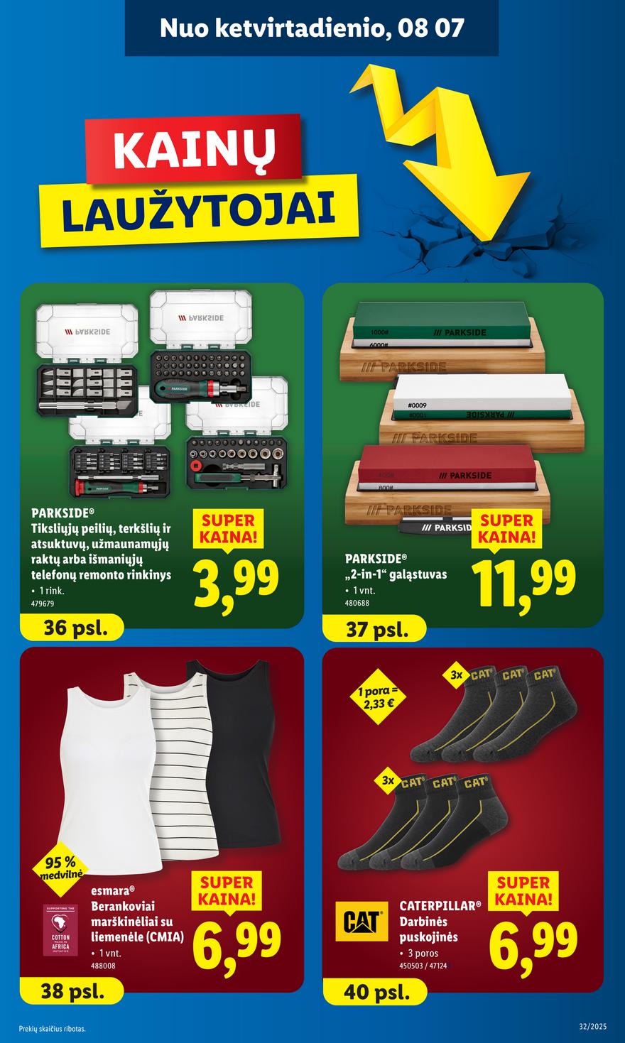 Lidl ne maisto leidinys akcijos nuo 
  2025-08-04 iki 
  2025-08-10 | Leidinukas.lt puslapis 5