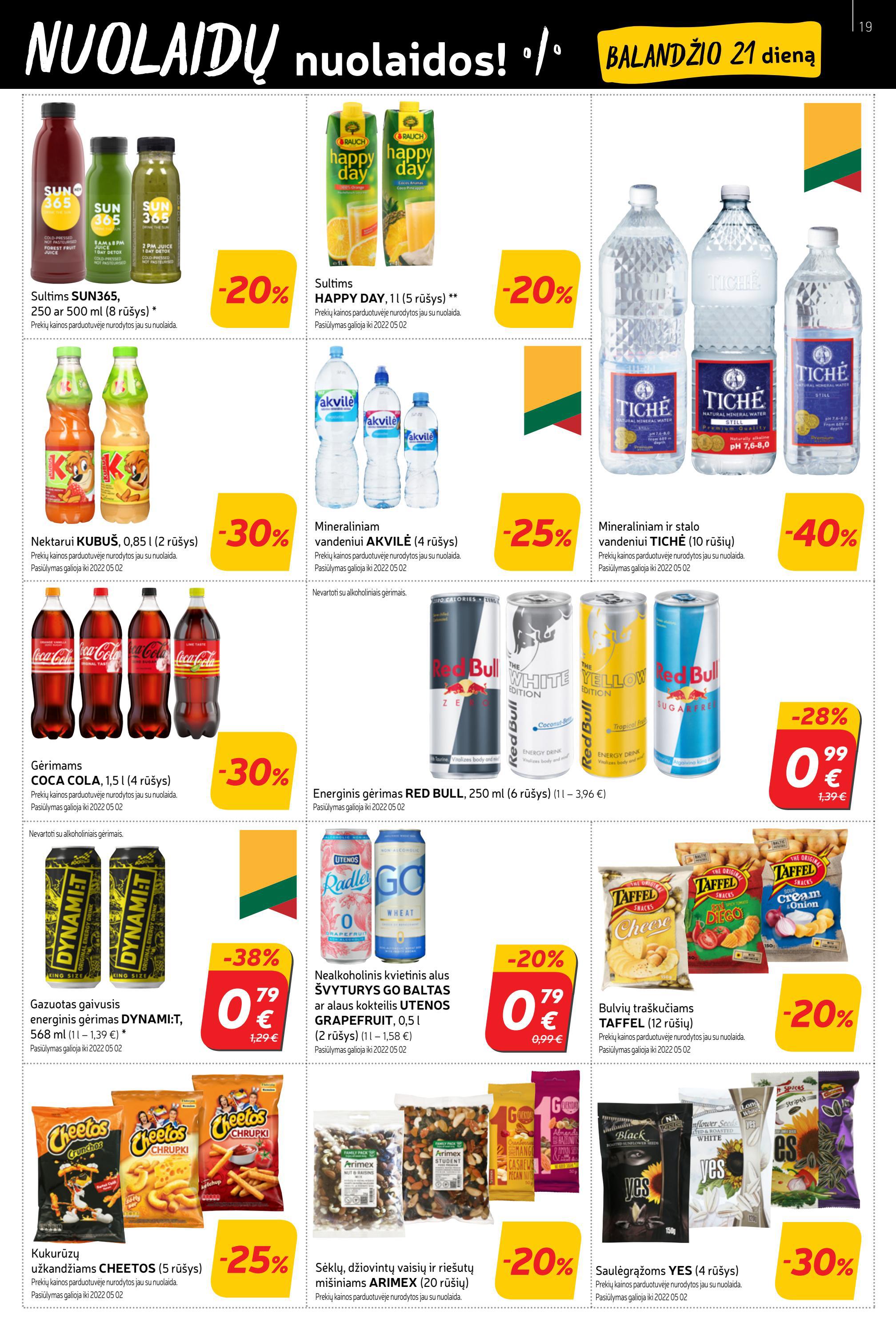 Rimi savaitinis leidinys akcijos nuo 
  2022-04-19 iki 
  2022-04-25 | Leidinukas.lt puslapis 19