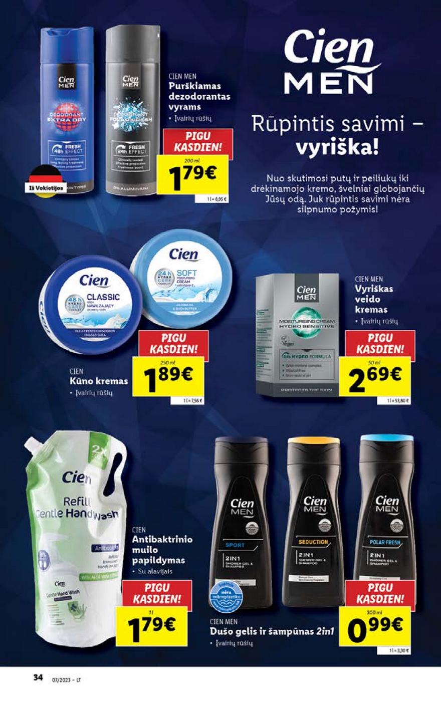 Lidl pasiūlymai akcijos nuo 
  2023-02-13 iki 
  2023-02-19 | Leidinukas.lt puslapis 34