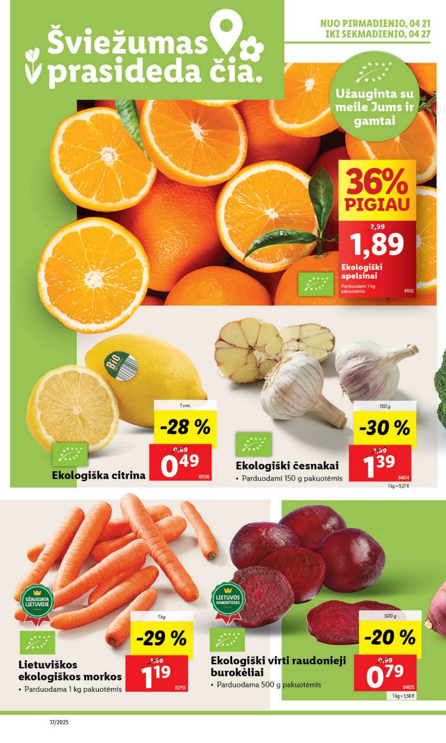 Lidl leidinys naujas akcijos nuo 
  2025-04-21 iki 
  2025-04-27 | Leidinukas.lt puslapis 2