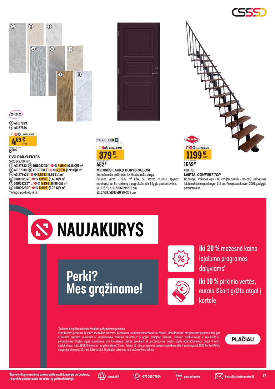 Senukai leidinys akcijos nuo 
  2026-05-15 iki 
  2026-06-01 | Leidinukas.lt puslapis 17