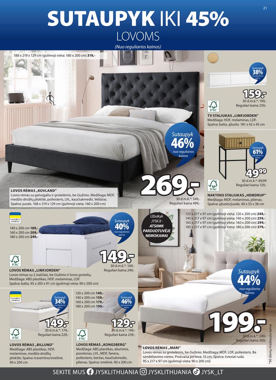Jysk leidinys akcijos nuo 
  2026-04-28 iki 
  2026-05-11 | Leidinukas.lt puslapis 21