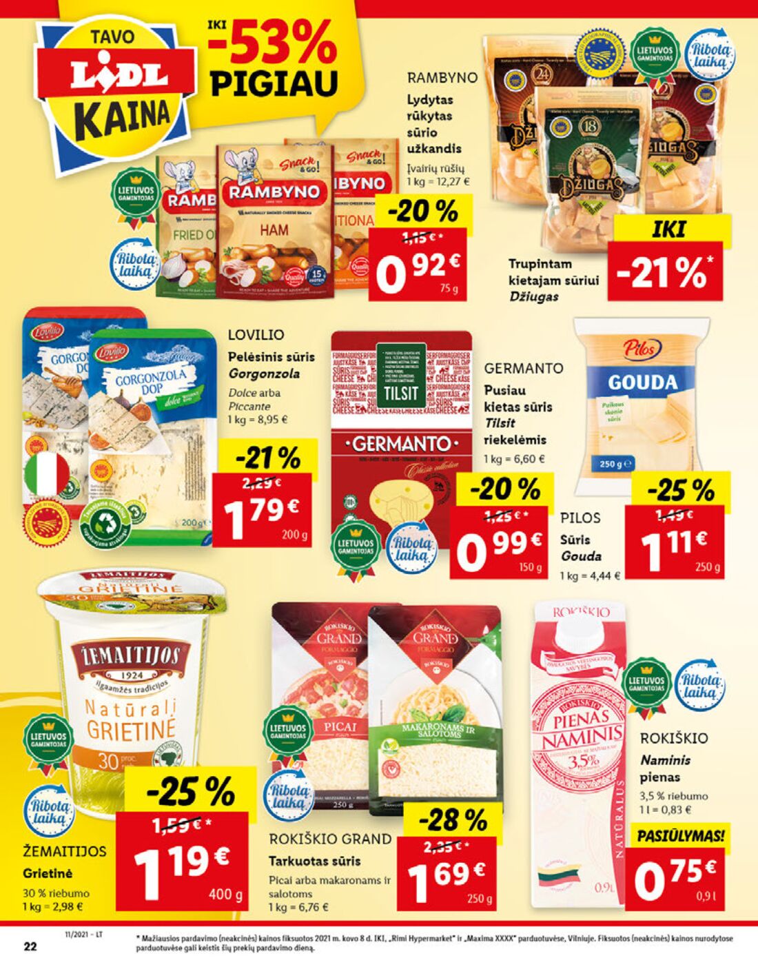 Lidl savaitinis leidinys akcijos nuo 
  0021-03-15 iki 
  2021-03-21 | Leidinukas.lt puslapis 22