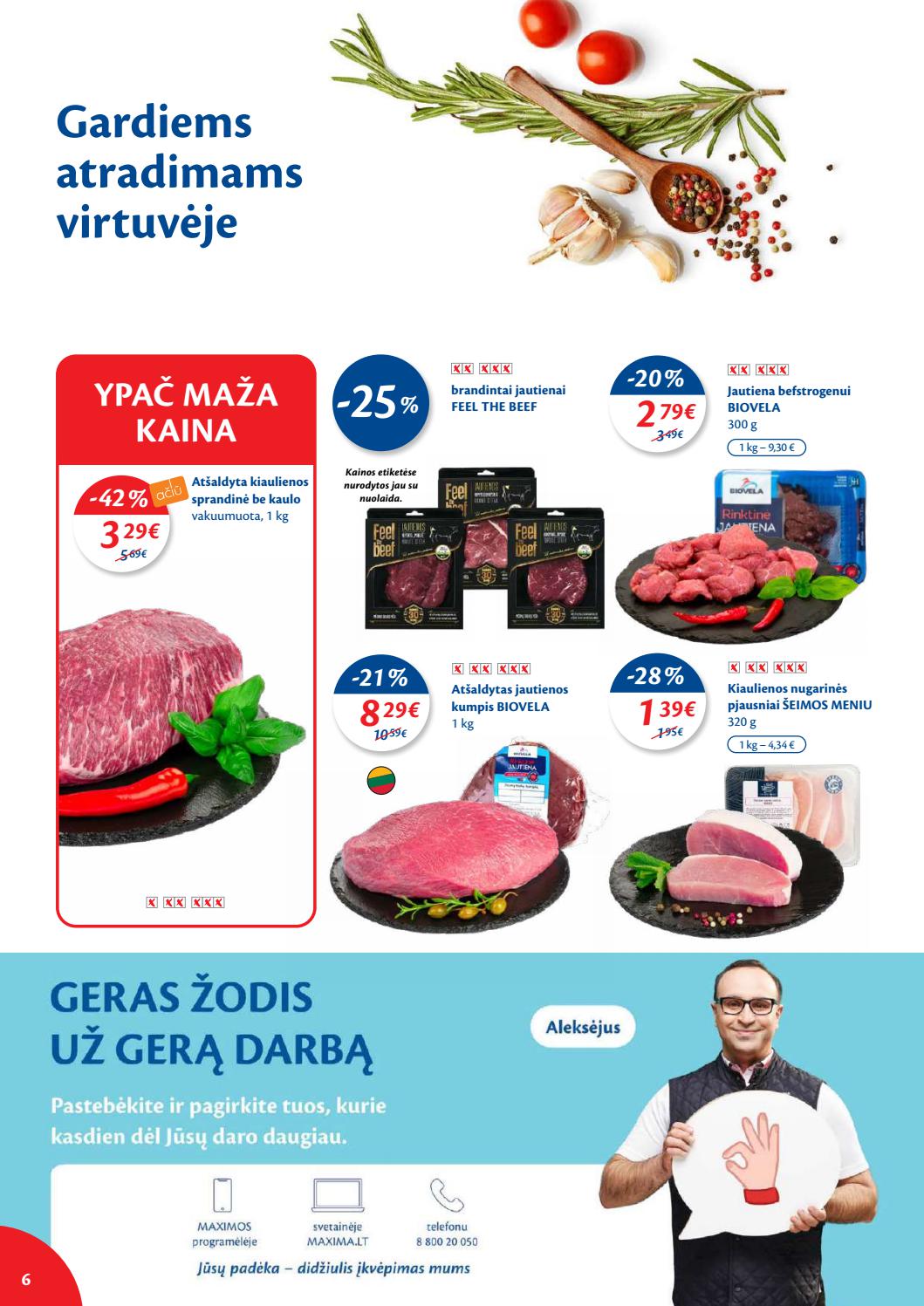 Maxima kaininis leidinys akcijos nuo 
  2021-07-06 iki 
  2021-07-12 | Leidinukas.lt puslapis 6
