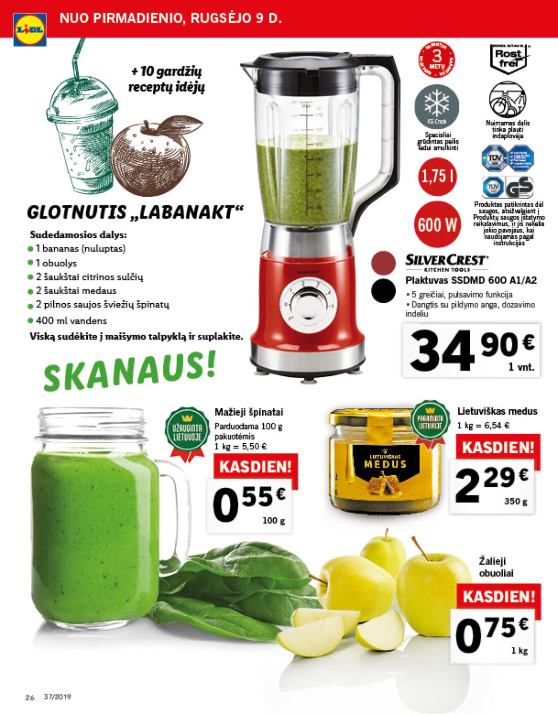 Lidl savaitinis leidinys akcijos nuo 
  2019-09-09 iki 
  2019-09-15 | Leidinukas.lt puslapis 26