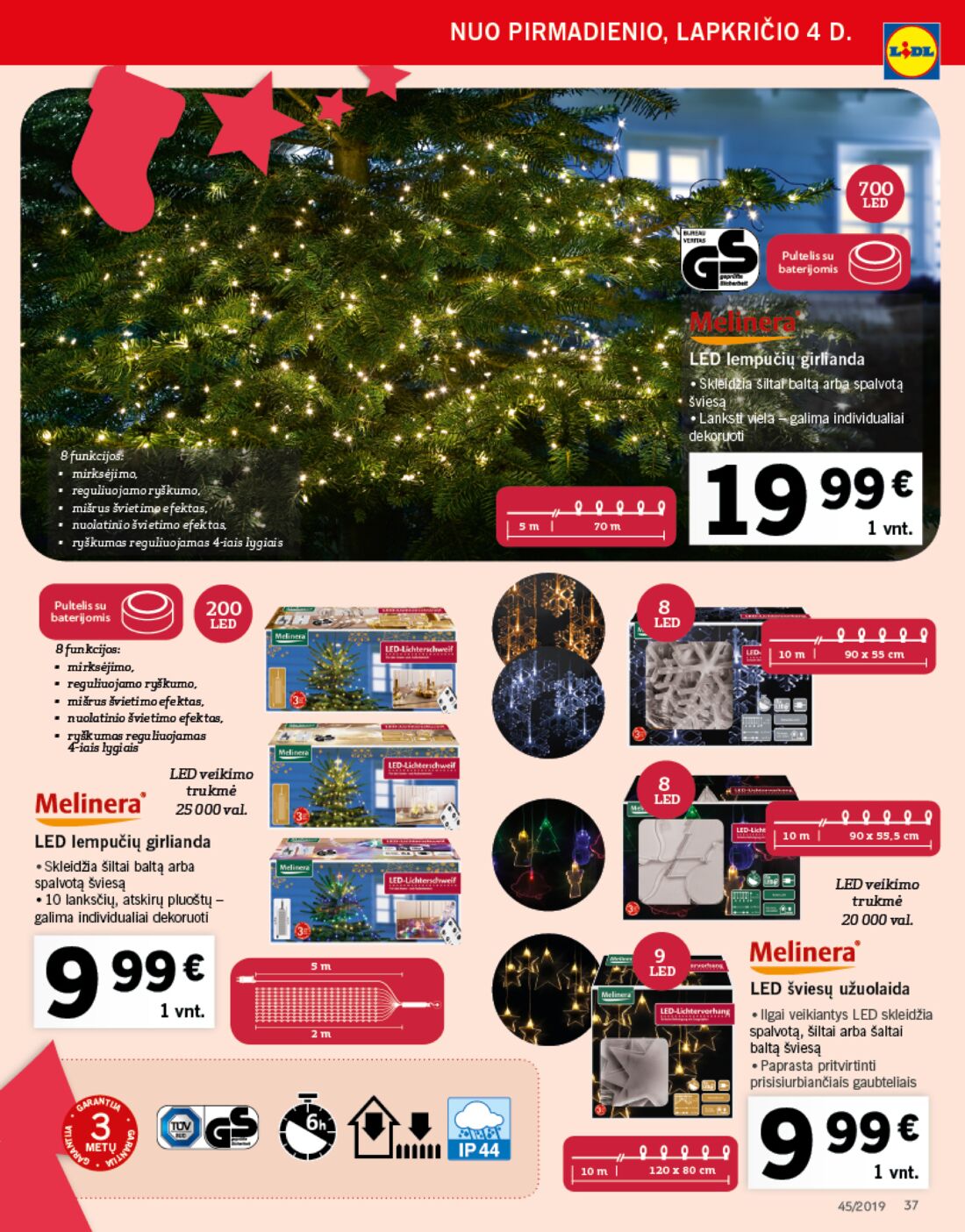 Lidl savaitinis leidinys akcijos nuo 
  2019-11-04 iki 
  2019-11-10 | Leidinukas.lt puslapis 37