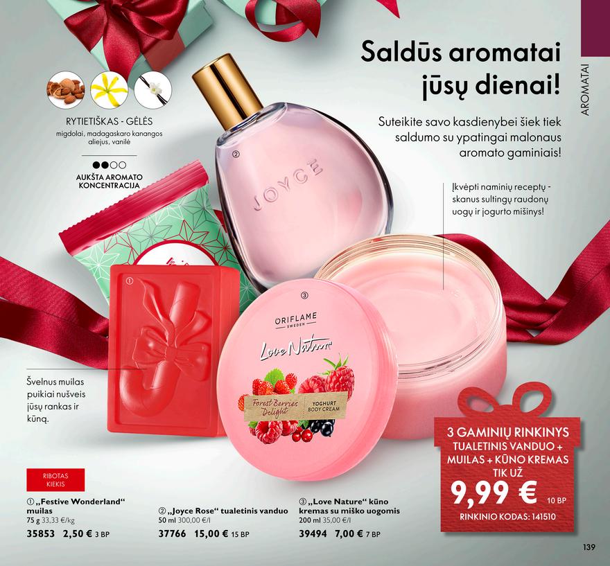 Oriflame katalogas akcijos nuo 
  2021-12-01 iki 
  2021-12-31 | Leidinukas.lt puslapis 139