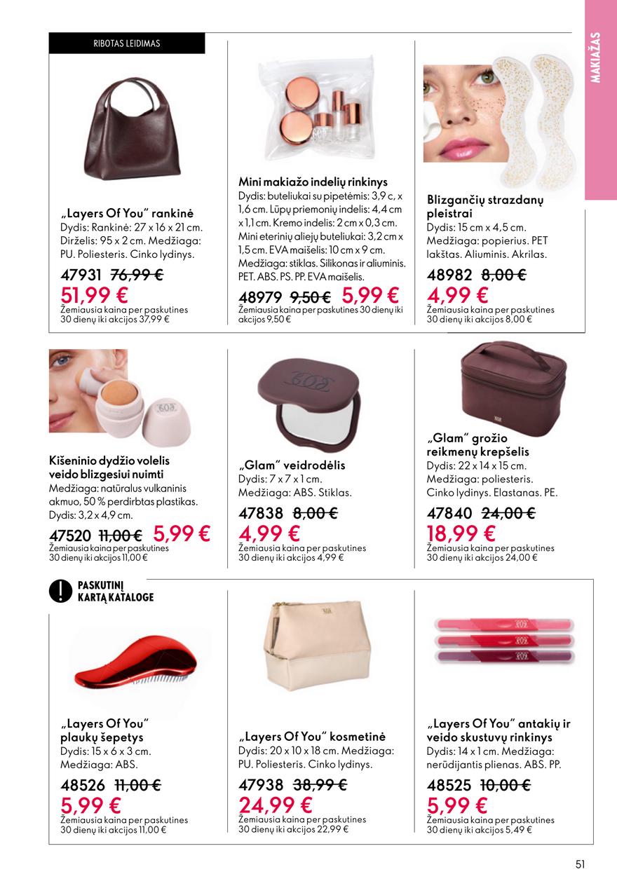 Oriflame katalogas akcijos nuo 
  2026-04-22 iki 
  2026-05-12 | Leidinukas.lt puslapis 51