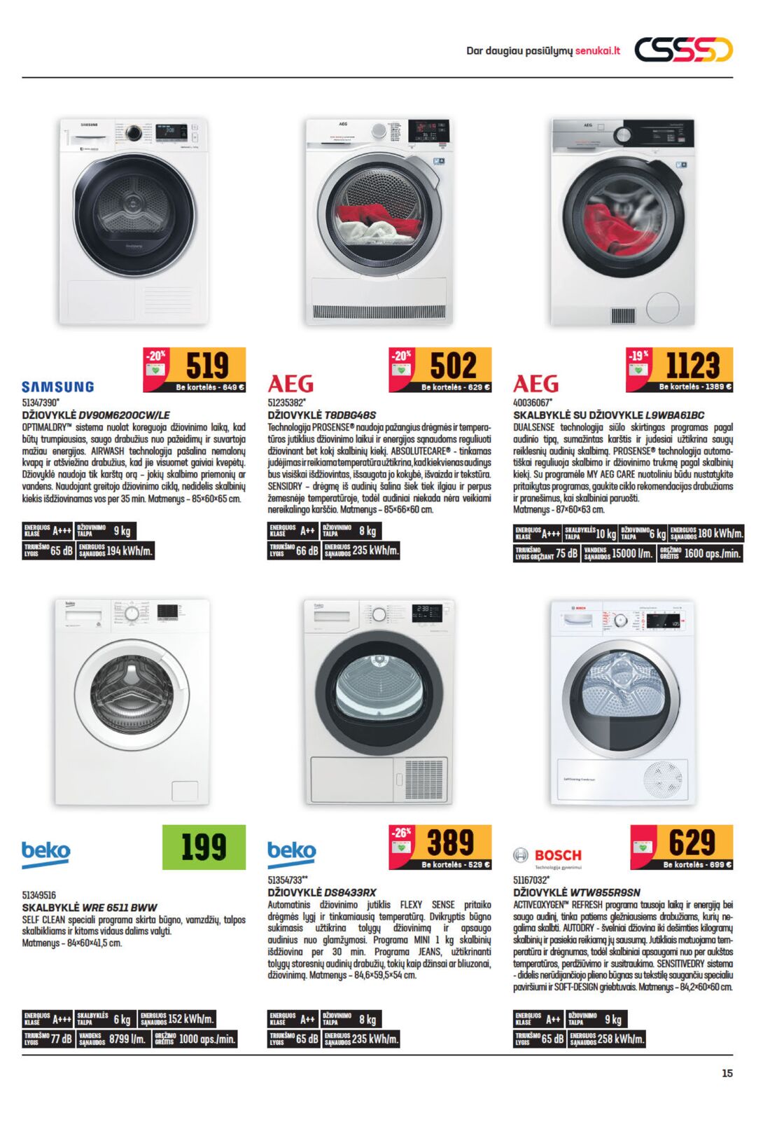 Senukai reklaminis leidinys akcijos nuo 
  2020-06-10 iki 
  2020-06-29 | Leidinukas.lt puslapis 15
