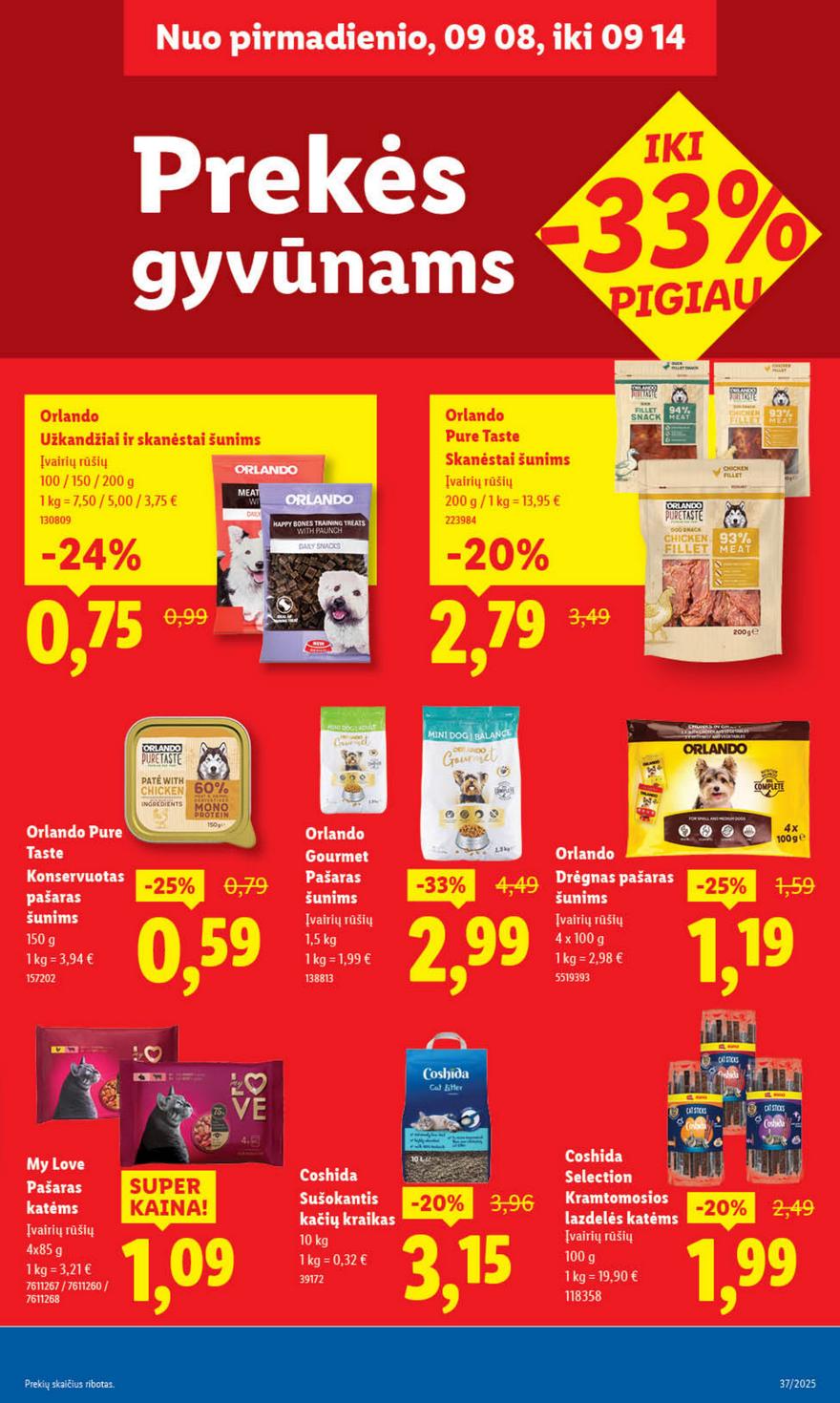 Lidl leidinys akcijos nuo 
  2025-09-08 iki 
  2025-09-14 | Leidinukas.lt puslapis 37