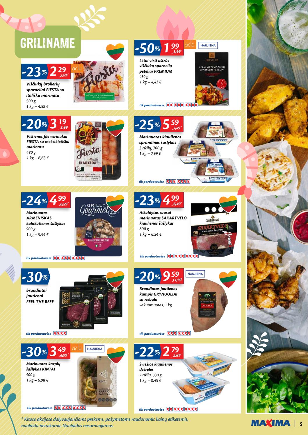 Maxima kaininis leidinys akcijos nuo 
  2020-05-19 iki 
  2020-05-25 | Leidinukas.lt puslapis 5
