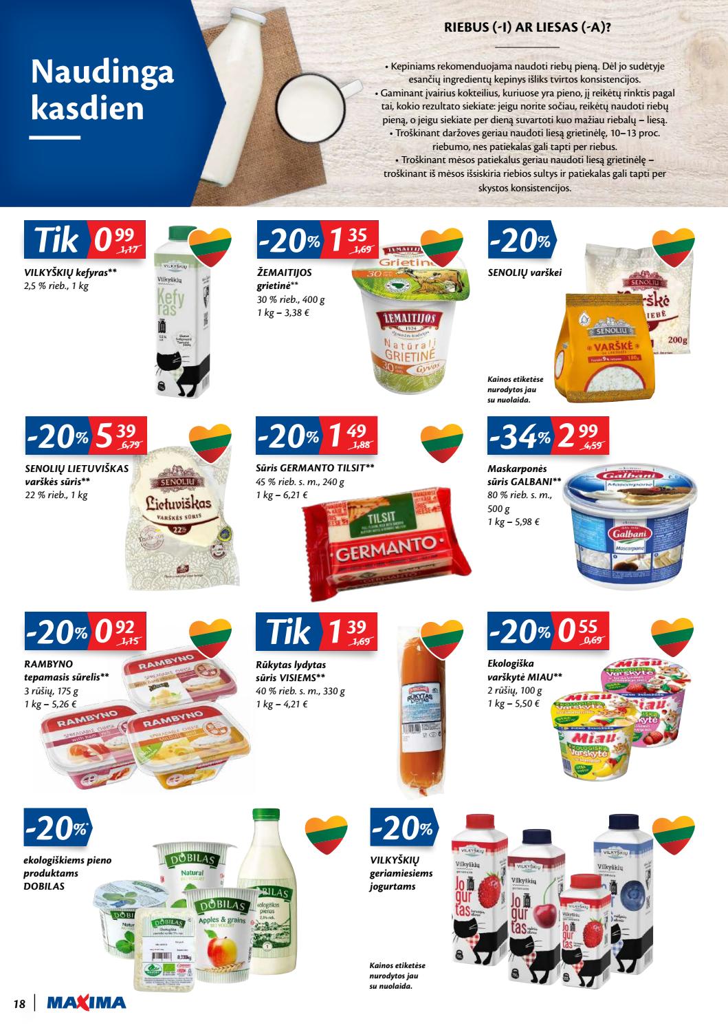 Maxima kaininis leidinys akcijos nuo 
  2020-05-19 iki 
  2020-05-25 | Leidinukas.lt puslapis 18